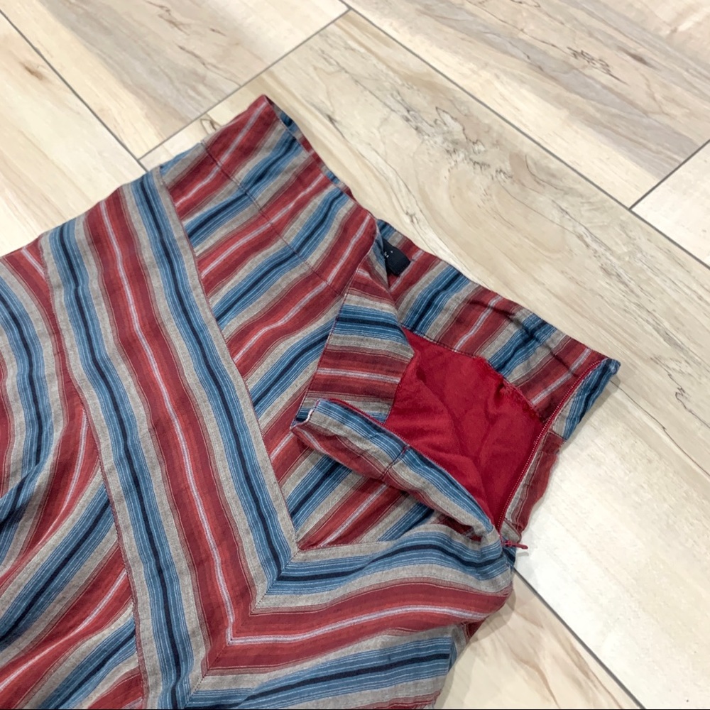 FRENCHI Striped Skirt - Picture 5 of 7